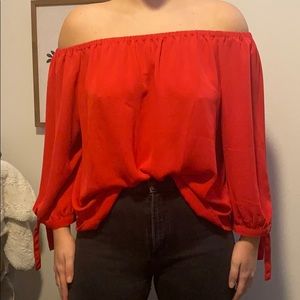 J. Crew Off-the-shoulder blouse